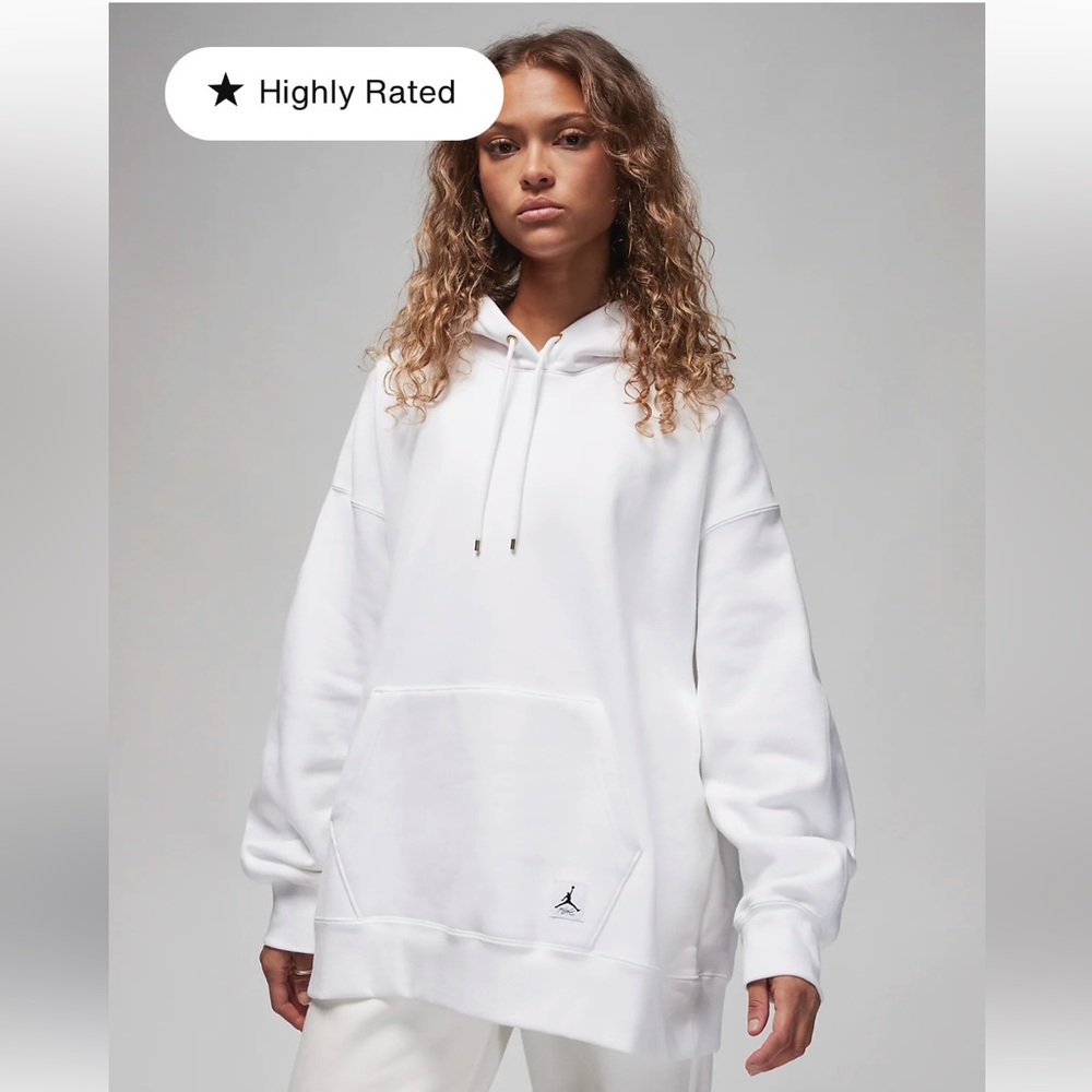 Jordan Flight Fleece Pullover Hoodie - Oversized - Size S